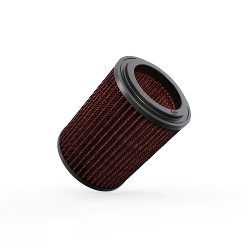 K&N E-2429 Round Replacement Air Filter for 2011-2018 Audi A6 - Red Cotton Gauze, Lifetime Warranty
