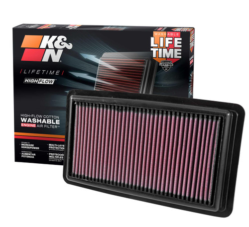K&N High-Flow Air Filter 33-5041 for 2015-2016 Honda CR-V - Panel Replacement Filter