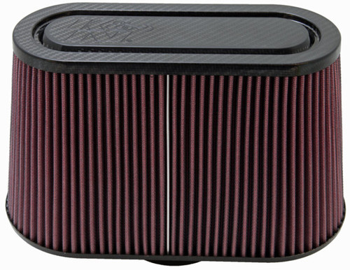 K&N RP-5103 Universal Round Tapered Air Filter with Carbon Fiber Top