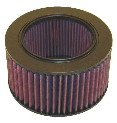 K&N E-2553 Round Replacement Air Filter for 1985-1995 Suzuki SJ413 Samurai - Red Cotton Gauze, Lifetime Warranty