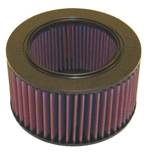 K&N E-2553 Round Replacement Air Filter for 1985-1995 Suzuki SJ413 Samurai - Red Cotton Gauze, Lifetime Warranty