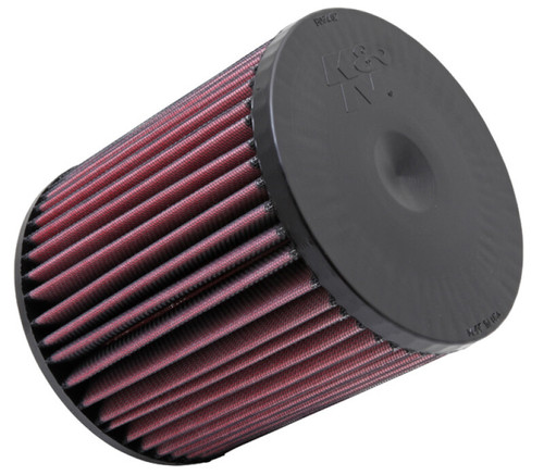K&N E-2999 Round Replacement Air Filter for 2009-2012 Ford Escape - Red Cotton Gauze, Lifetime Warranty