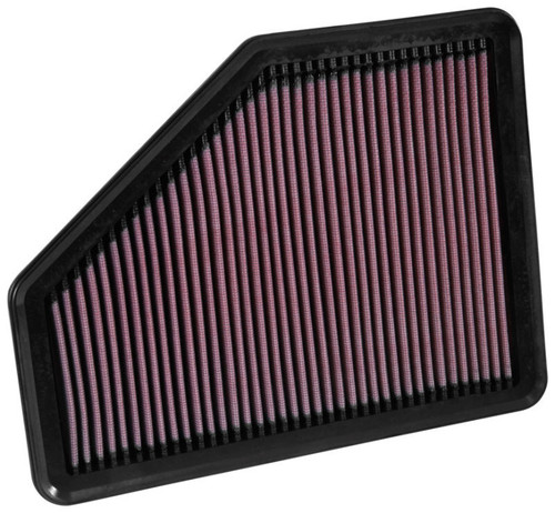 K&N High-Flow Air Filter 33-5051 for 2016-2019 Cadillac CT6 Right Side - Panel Replacement Filter