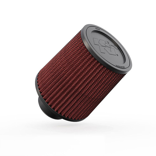 K&N RU-4870 Universal Clamp-On Air Filter - Round Tapered, Cotton Gauze, 6" OD x 6.5" H