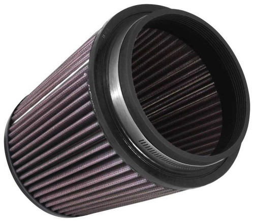K&N RU-1005 Red Round Tapered Universal Clamp-On Air Filter