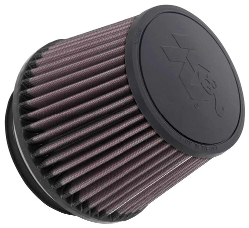 K&N RU-1005 Red Round Tapered Universal Clamp-On Air Filter