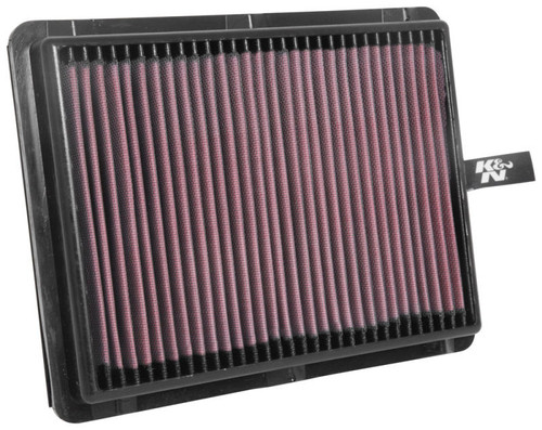 K&N High-Flow Air Filter 33-5057 for 2018-2026 Genesis G70 Kia Stinger Left Side - Panel Replacement Filter