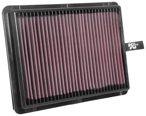 K&N High-Flow Air Filter 33-5057 for 2018-2026 Genesis G70 Kia Stinger Left Side - Panel Replacement Filter