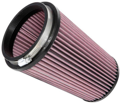 K&N RU-1008 Red Round Tapered Universal Clamp-On Air Filter