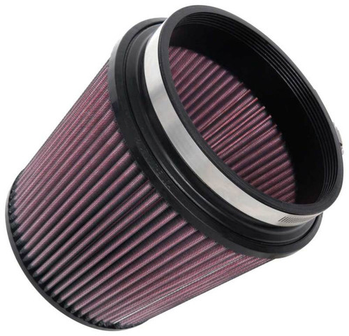 K&N RU-1014 Red Round Tapered Universal Clamp-On Air Filter