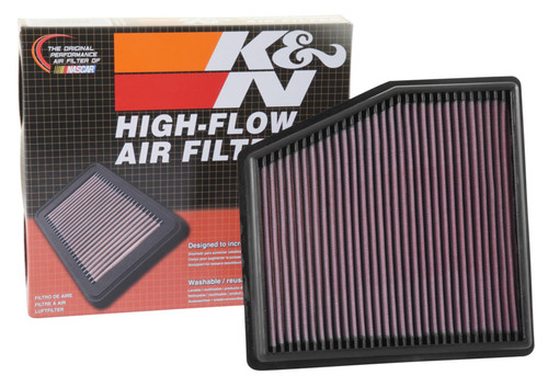 K&N High-Flow Air Filter 33-5061 for 2016-2022 Honda Civic - Panel Replacement Filter