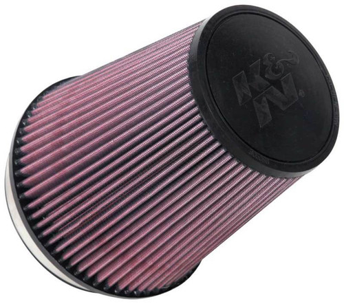 K&N RU-1020 Red Round Tapered Universal Clamp-On Air Filter