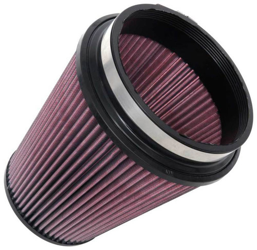 K&N RU-1020 Red Round Tapered Universal Clamp-On Air Filter