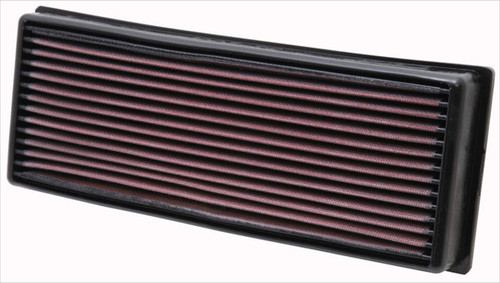 K&N 33-2001 High-Flow Replacement Panel Air Filter for 1968-2002 Audi VW Volvo Dodge - 13.125x5x1.563 in, Cotton Gauze