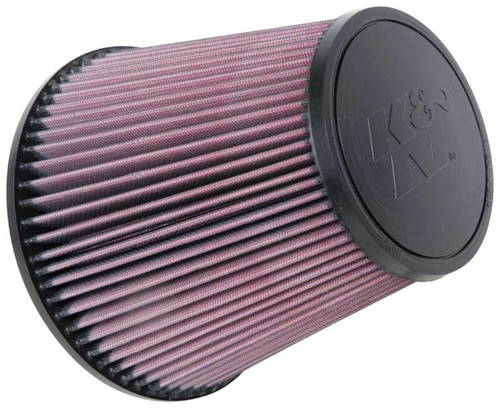 K&N RU-1029 Red Round Tapered Universal Clamp-On Air Filter