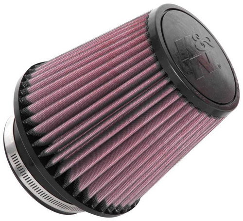 K&N RU-5060 Red Round Tapered Universal Clamp-On Air Filter