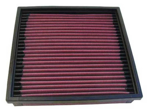 K&N 33-2003 High-Flow Replacement Panel Air Filter for 1972-1997 Audi Jaguar Porsche VW Volvo - 8.25x8.125x1.563 in