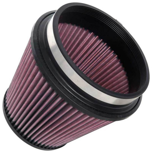 K&N RU-1036 Red Round Tapered Universal Clamp-On Air Filter