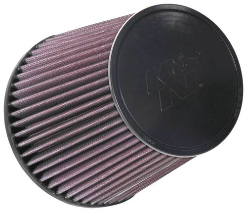 K&N RU-1037 Red Round Tapered Universal Clamp-On Air Filter