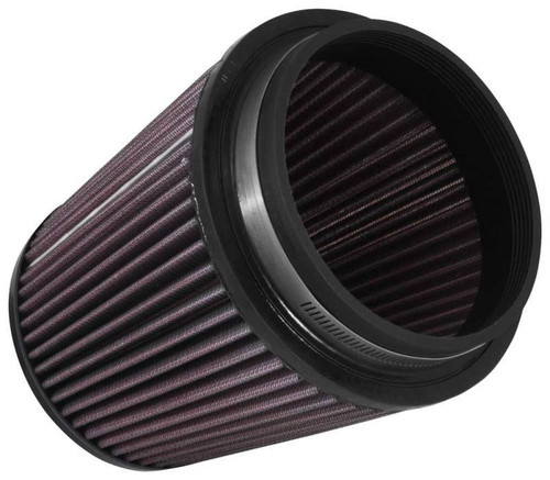 K&N RU-1037 Red Round Tapered Universal Clamp-On Air Filter