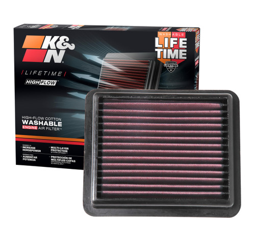 K&N High-Flow Air Filter 33-5072 for 2018-2022 Honda Accord - Panel Replacement Filter