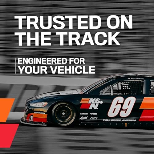 K&N High-Flow Air Filter 33-2493 for 2013-2019 Hyundai Kia Santa Fe Sorento - Panel Replacement Filter