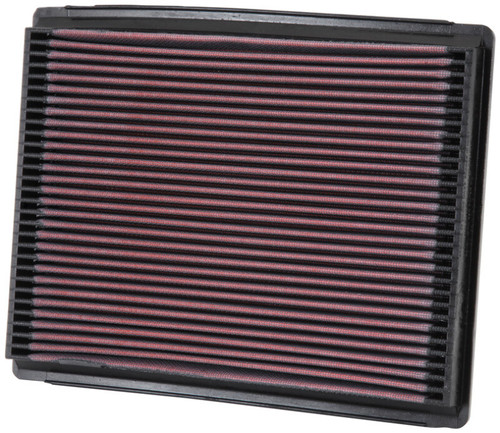 K&N 33-2015 High-Flow Replacement Panel Air Filter for 1986-1993 Ford Mustang Thunderbird Lincoln - 11.25x8.875 in