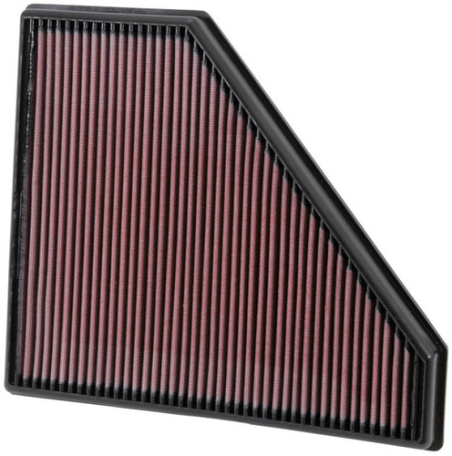 K&N High-Flow Air Filter 33-2496 for 2013-2024 Cadillac Chevrolet ATS CTS Camaro - Panel Replacement Filter