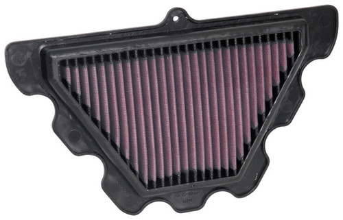 K&N KA-9018 Unique Replacement Air Filter for 2018-2025 Kawasaki Z900RS - Red Cotton Gauze, Lifetime Warranty