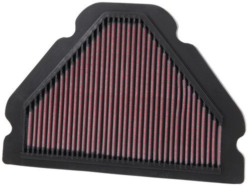 K&N KA-9098 Unique Replacement Air Filter for 1998-2003 Kawasaki ZX-9R - Red Cotton Gauze, Lifetime Warranty
