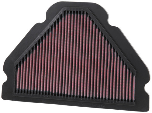 K&N KA-9098 Unique Replacement Air Filter for 1998-2003 Kawasaki ZX-9R - Red Cotton Gauze, Lifetime Warranty
