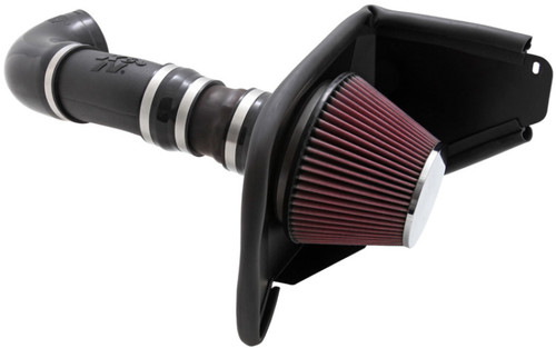 K&N 63-3072 63 Series AirCharger Performance Air Intake System for 2008-2009 Pontiac G8 - Red Cotton Gauze Filter
