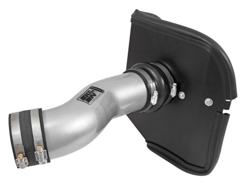 K&N 77-1569KS Typhoon Cold Air Intake System for 2014-2018 Jeep Cherokee - Silver Tube, Red Filter, 8.26 HP Gain