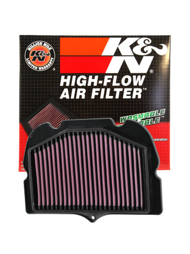 K&N SU-1308 High-Flow Replacement Air Filter for 2008-2020 Suzuki Hayabusa