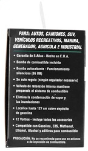 K&N 81-0403 Diesel Inline Fuel Pump - 34 GPH @ 7-10 PSI, Universal with Filter & Hardware