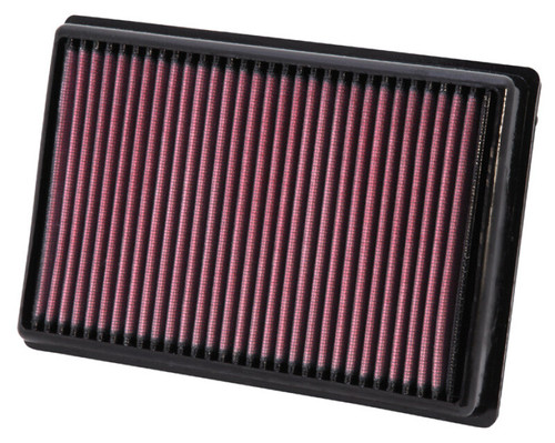 K&N BM-1010 Panel Replacement Air Filter for 2009-2020 BMW HP4 S1000RR - Red Cotton Gauze, Lifetime Warranty