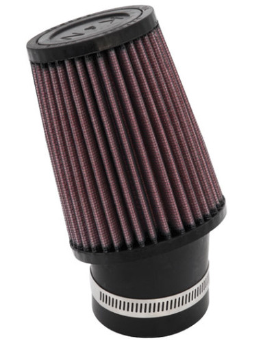 K&N SN-2520 Red Universal Clamp-On Air Filter for Snowmobiles