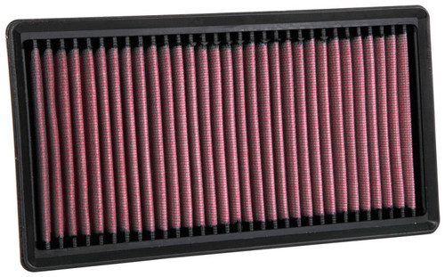 K&N BM-1019 Panel Replacement Air Filter for 2019-2026 BMW M1000RR S1000RR - Red Cotton Gauze, Lifetime Warranty