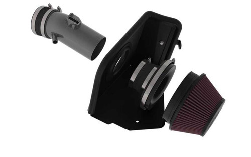 K&N 77-6019KC Typhoon Cold Air Intake System for 2022-2026 Nissan Pathfinder - Gunmetal Gray Tube, Red Filter, 14.96 HP Gain