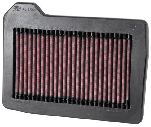 K&N PL-1500 Unique Replacement Air Filter for 2000-2007 Victory - Red Cotton Gauze, Lifetime Warranty