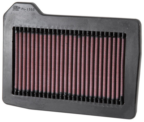 K&N PL-1500 Unique Replacement Air Filter for 2000-2007 Victory - Red Cotton Gauze, Lifetime Warranty