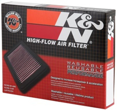 K&N PL-1608 Panel Replacement Air Filter for 2008-2017 Victory - Red Cotton Gauze, Lifetime Warranty