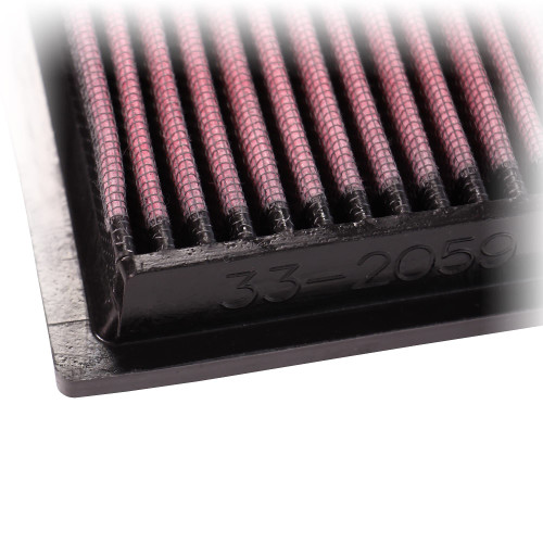 K&N 33-2059 High-Flow Replacement Panel Air Filter for 1986-1999 BMW 3-Series 5-Series 7-Series 8-Series - 10x5.75 in