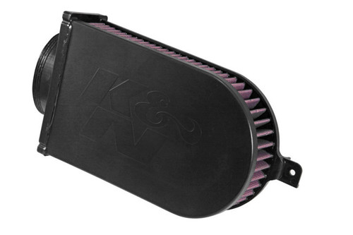 K&N E-0659 Round Replacement Air Filter for 2013-2019 Porsche 718 Boxster Cayman - Red Cotton Gauze, Lifetime Warranty