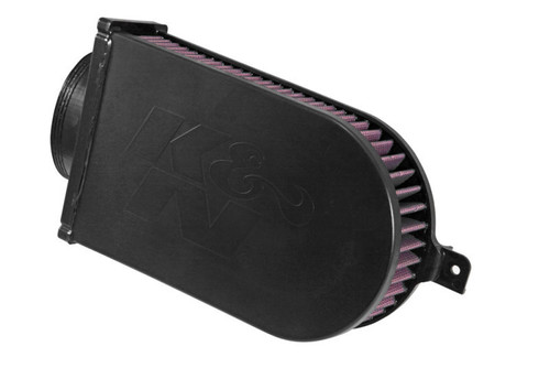 K&N E-0659 Round Replacement Air Filter for 2013-2019 Porsche 718 Boxster Cayman - Red Cotton Gauze, Lifetime Warranty