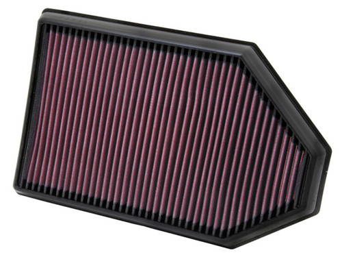 K&N High-Flow Air Filter 33-2460 for 2011-2023 Chrysler Dodge 300 Challenger Charger - Panel Replacement Filter