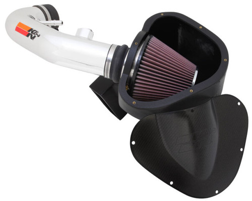 K&N 69-3527TP Typhoon Performance Air Intake System for 2010-2011 Chevrolet Camaro - Polished Tube