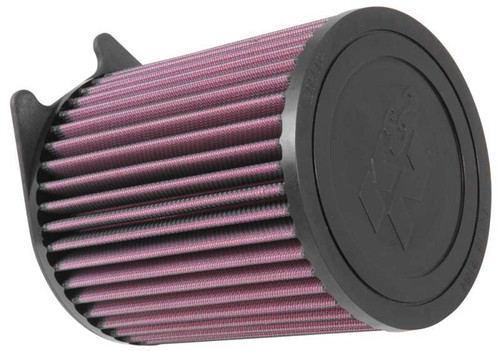 K&N E-0661 Round Replacement Air Filter for 2014-2018 Mercedes-Benz C180 E250 - Red Cotton Gauze, Lifetime Warranty