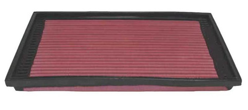 K&N 33-2079 High-Flow Replacement Panel Air Filter for 1983-1989 Porsche 924 &amp; 944 - 12x7.125x1.125 in, Cotton Gauze