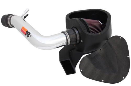 K&N 69-3529TP Typhoon Performance Air Intake System for 2011-2014 Ford Mustang - Polished Tube